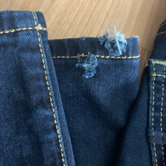 American Eagle Dark Blue Wash Super Stretch Skinny Jeans - Picture 7 of 9